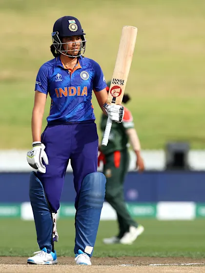 Bhatia, Rana roll Bangladesh over to keep India's semi-final hopes alive