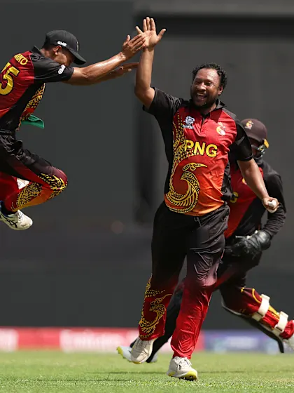 Two big strikes for Assad Vala | WI v PNG | T20WC 2024