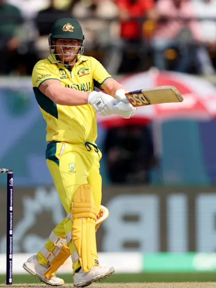 Warner stretches hot streak with fast fifty for Australia | CWC23