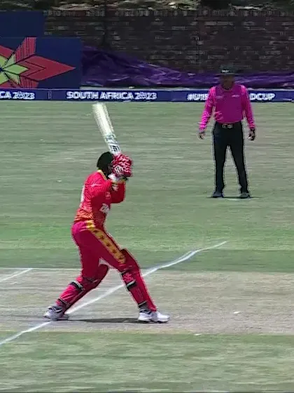 Wicket-Chipo-Moyo-Zimbabwe-U19s-Women v Rwanda-U19s-Women ICC U19W T20WC 2023