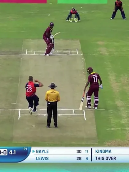 WATCH: Chris Gayle blasts five sixes against the Netherlands!