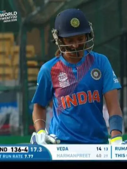 Harmanpreet Kaur Wicket Fall IND V BAN Video ICC Womens WT20 2016