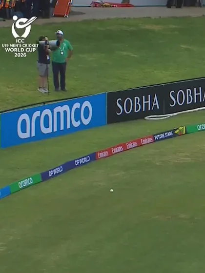 Chamika Heentigala with a Four vs. Ireland