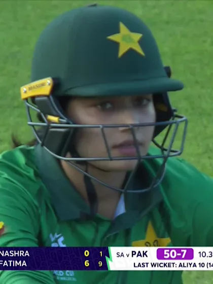 Nashra Sundhu - Wicket - South Africa vs Pakistan