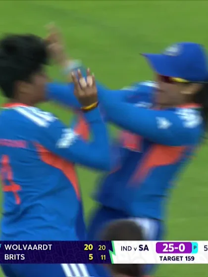 Laura Wolvaardt - Wicket - South Africa vs India