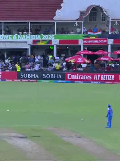 Caleb Falconer with a Six vs. India