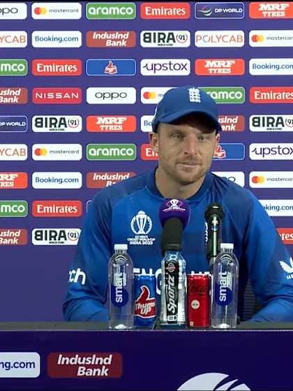 5 October - Ahmedabad - England Captain Jos Buttler post-match press conference
