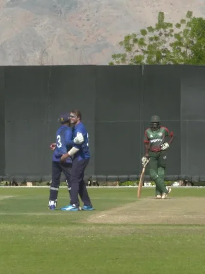 CWC Challenge League B – Oman: Italy v Kenya - Irfan Karim falls for 71