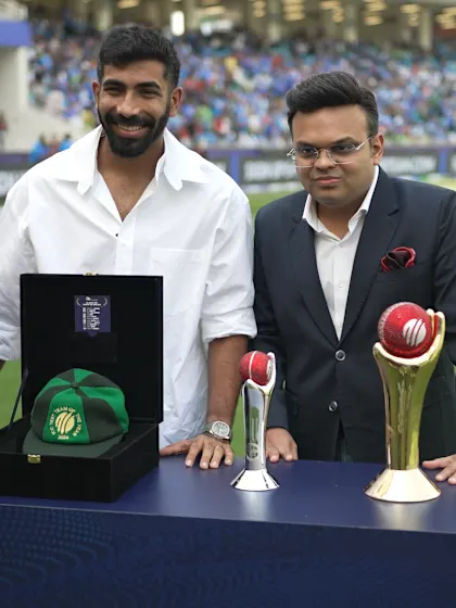 Logo of Jasprit Bumrah receives his 2024 ICC Honours | ICC Awards 2024