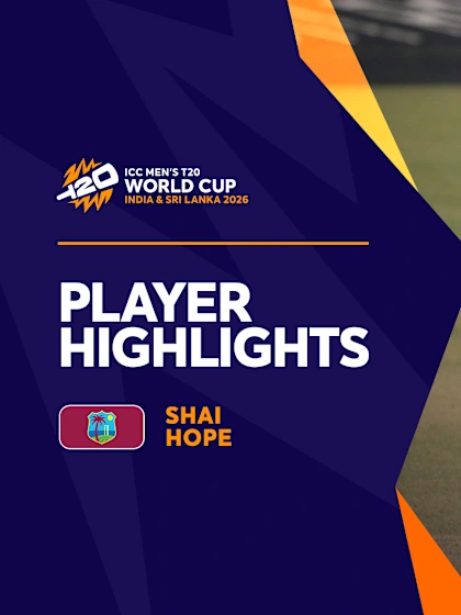 Shai Hope's anchoring 75 | Player Highlights | T20WC 2026
