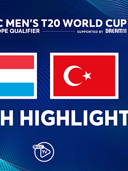 Luxembourg v Turkiye | Match Highlights | Men’s T20WC Europe Sub-regional Qualifier A