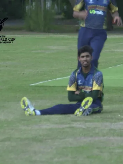 ICC U19 CWC Asia Qualifier Division 2: Great take from the Saudi Arabia wicketkeeper