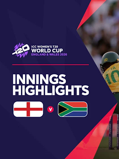 England recover to post a formidable total | Innings Highlights | Women's T20WC 2026