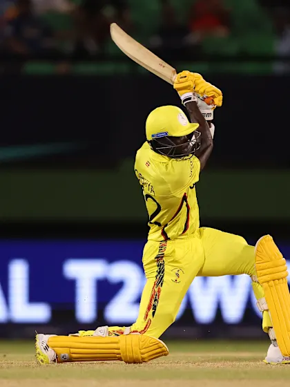 Robinson Obuya hits Uganda's first-ever six in T20 World Cup | T20 World Cup