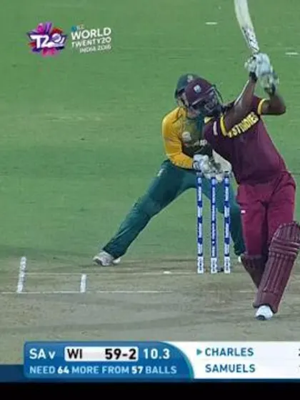 Johnson Charles hits a massive Six!