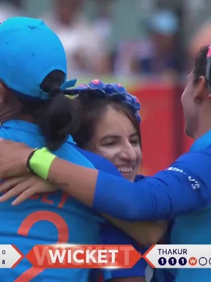 Logo of Wicket-Katherine-Brunt-England-Women v India-Women ICC T20WC 2023