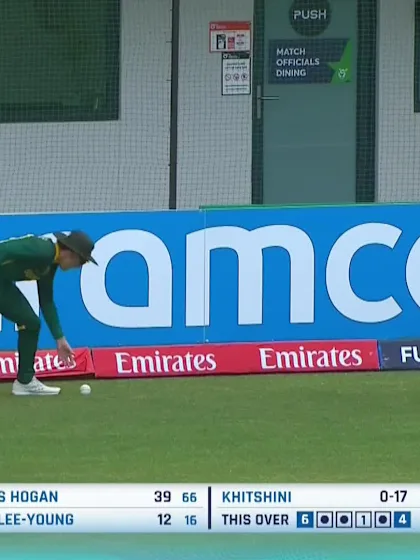 S Hogan with a Four vs. South Africa