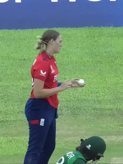 Quratulain Ahsen with a Batting vs England Women Under-19
