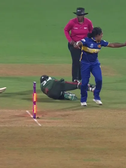 Nahida Akter - Wicket - Sri Lanka Women vs Bangladesh Women