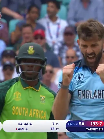 CWC19: Eng v SA – Plunkett ends Amla's day of misery