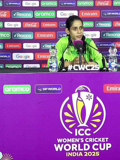 Sidra Nawaz | ICC WCW25 | Pakistan post-match press conference | 21 October '25