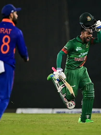 Record tenth-wicket partnership gives Bangladesh sensational win