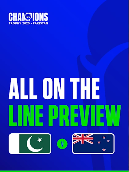 All on the Line Preview | PAK v NZ | Champions Trophy 2025