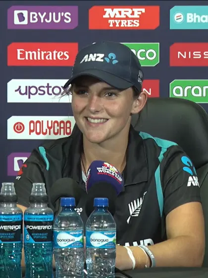 19 February - Paarl - New Zealand player Amelia Kerr post-match press conference