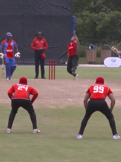 ICC World Twenty20 Americas Qualifier A: Belize v Canada – Abraash Khan's three wickets