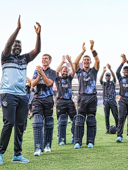 Namibia beat Ireland in low-scoring thriller to seal Super 12 spot
