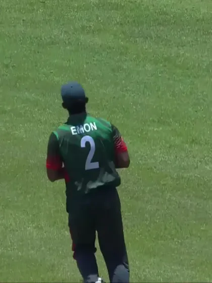 Amogh Arepally - Wicket - Bangladesh vs USA