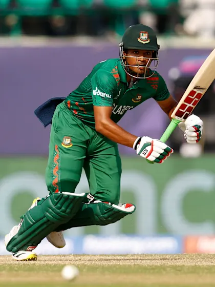Bangladesh ease to a six-wicket win over Afghanistan in Dharamsala