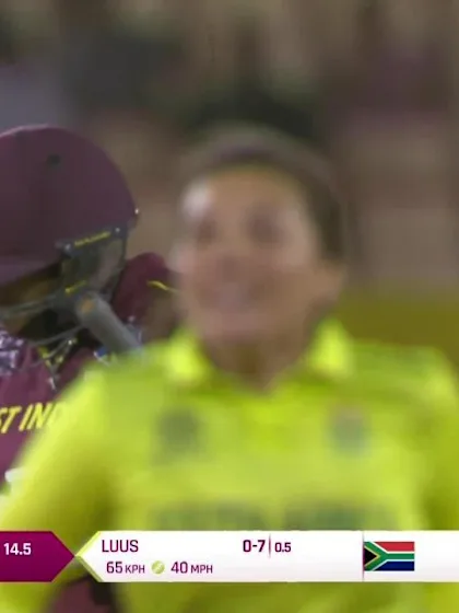 WI v SA: Sune Luus gets Natasha McLean to break a handy stand