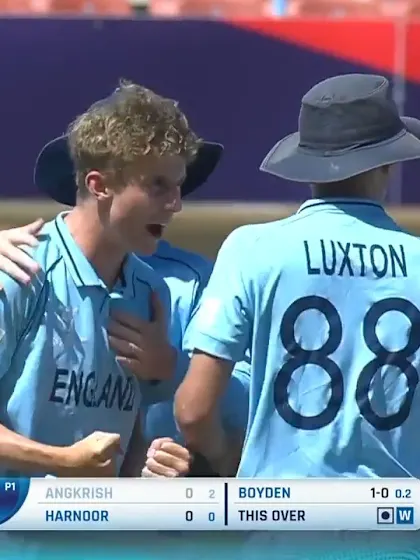 Logo of Josh Boyden strikes early | ENG v IND | ICC U19 Men’s CWC 2022