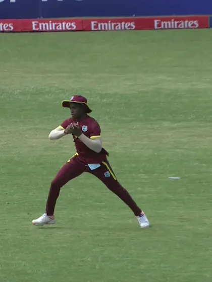Dylan Thakrar with a Batting vs. West Indies