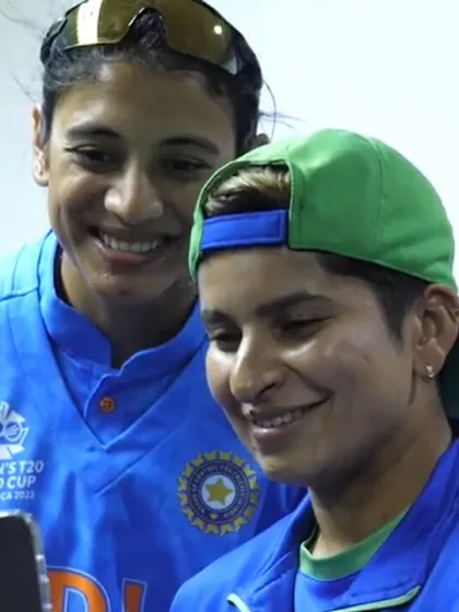 India and Pakistan players interact after Cape Town clash | Women's T20WC 2023