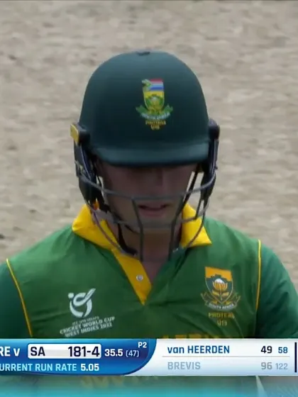 Brevis falls for 96 | SA v IRE | ICC U19 Men’s CWC 2022