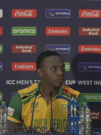 Kagiso Rabada (South Africa player) post-match Press Conference 19th June 2024