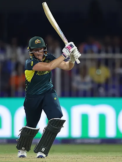 Logo of Grace Harris beats the field with a cheeky four | WT20WC 2024