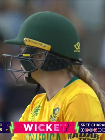 Annerie Dercksen - Wicket - South Africa vs India
