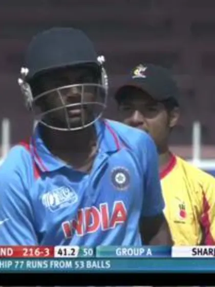 Sanju Samson, Man of the Match, India v PNG, ICC U19 CWC 2014
