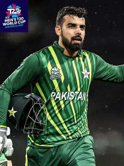 Logo of Sensational Shadab stuns South Africa | POTM Highlights | T20WC 2022