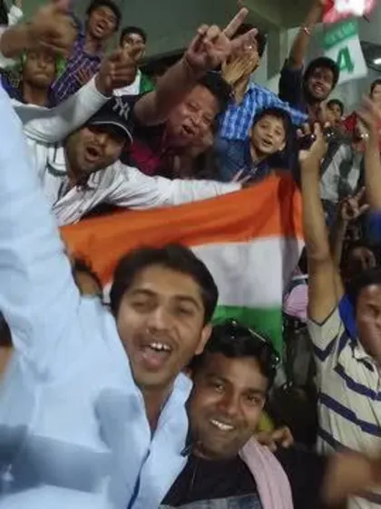 Amazing atmosphere in Nagpur for South Africa v West Indies