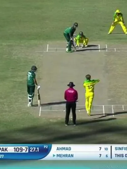 Mehran Mumtaz goes big | PAK v AUS | ICC U19 Men’s CWC 2022