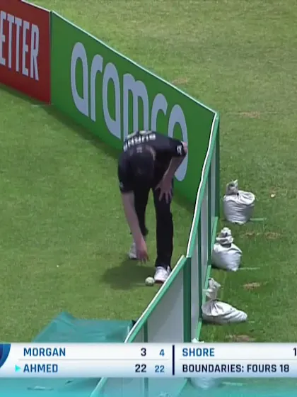 F Ahmed with a Four vs. New Zealand