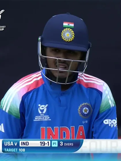 Ayush Mhatre with a Four vs. USA