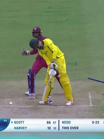 ICC U19 CWC: WI v AUS - Liam Scott departs to Ashmead Nedd