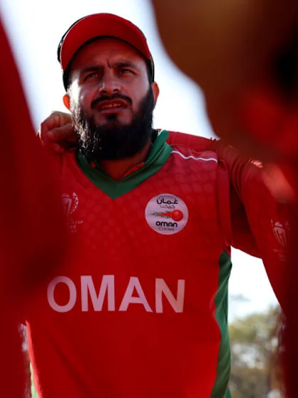 Logo of Captain's knock from Oman skipper Maqsood | CWC23 Qualifier