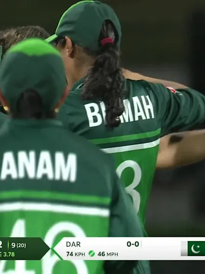 Logo of Wicket: Matthews pops easy return catch to Dar