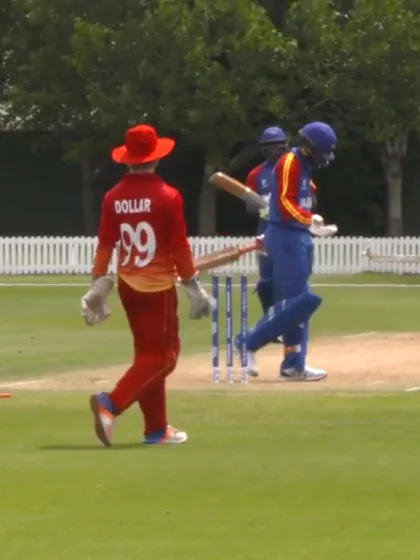 The final wickets as Namibia U19s fall for 113